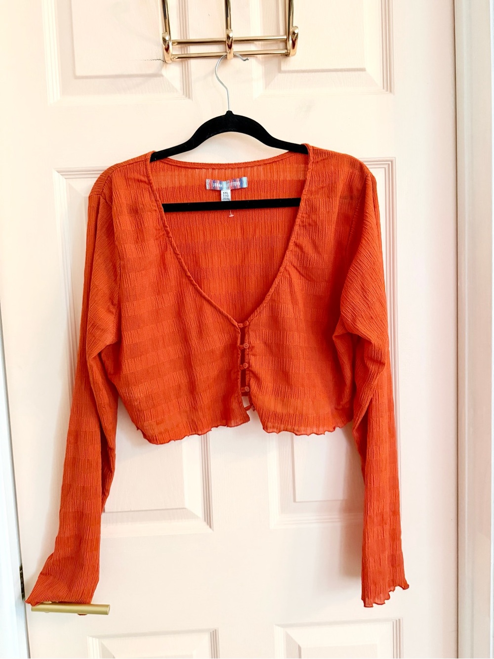 NWOT Orange urban outfitters crop top